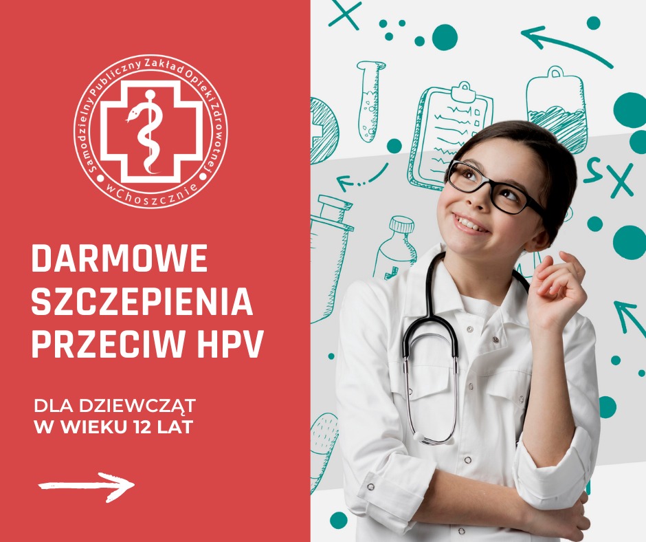 Bezpłatne szczepienia przeciwko HPV dla dziewcząt z Powiatu Choszczeńskiego