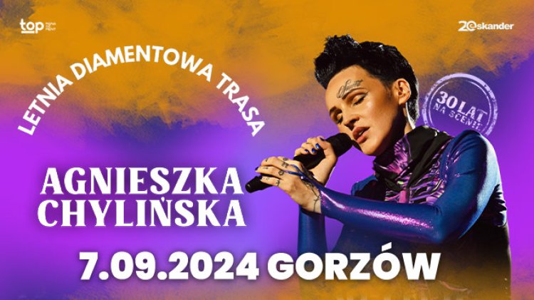 Koncert Agnieszki Chylińskiej w Gorzowie Wlkp. 7 września 2024.