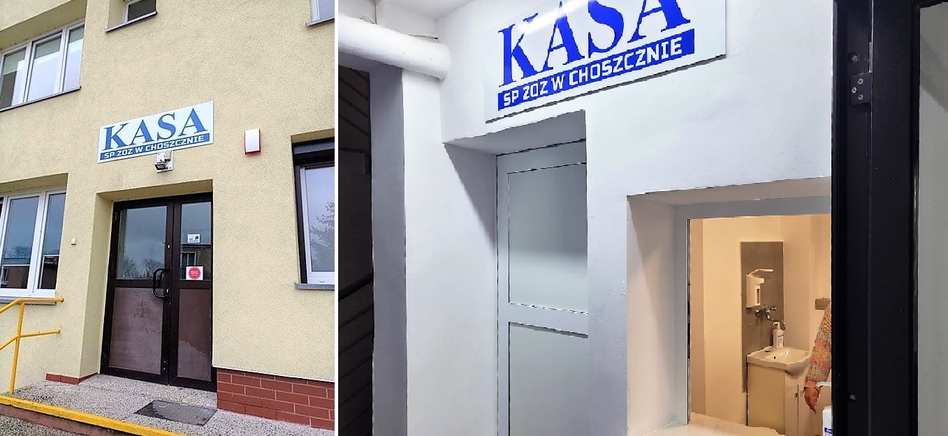 SP ZOZ w Choszcznie: Nowe pomieszczenie kasy szpitalnej i planowana budowa łącznika SOR