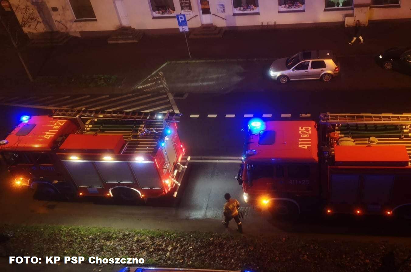 O krok o tragedii! Tlenek węgla w mieszkaniu przy ul.Wolności w Choszcznie...