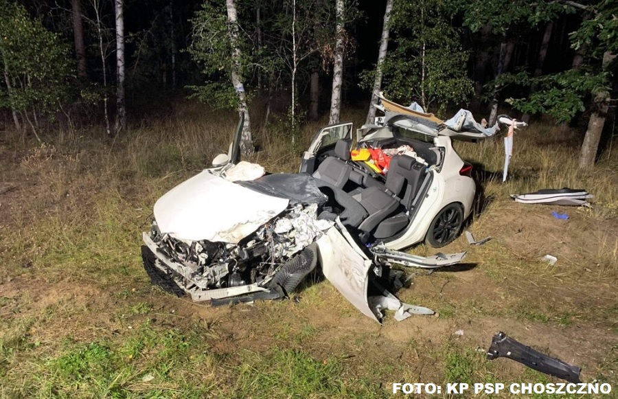 Poważny wypadek na DK-10 w okolicach Żółwina 