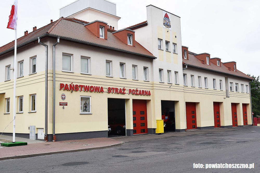 Otwarto zmodernizowaną Komendę PSP w Choszcznie