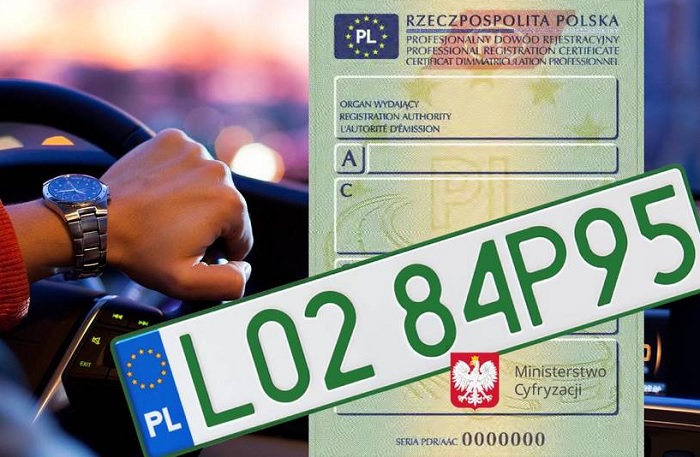 Nowe zielone tablice i profesjonalne dowody rejestracyjne [ZOBACZ WYGLĄD]