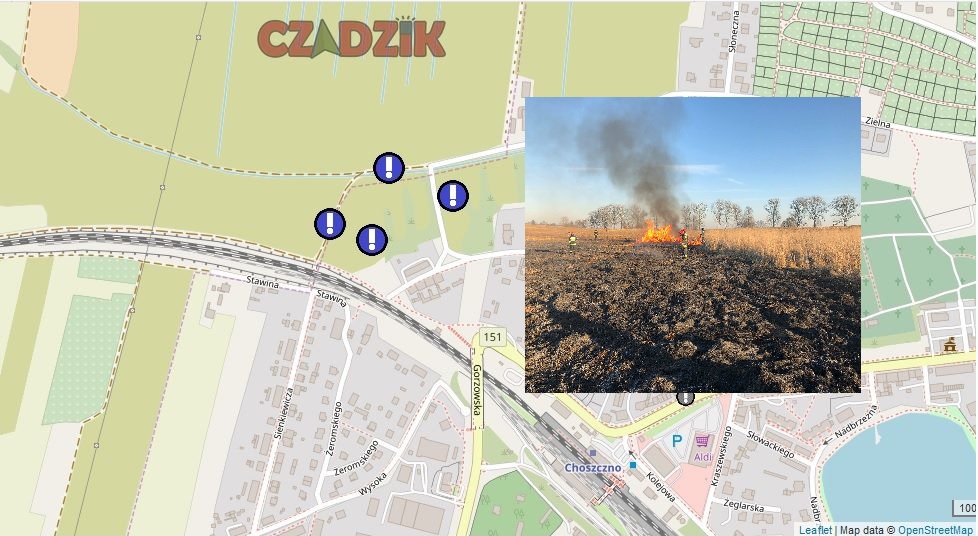 Podpalacz w rejonie ul.Konopnickiej w Choszcznie ciągle aktywny. To już dziesiąte podpalenie ...
