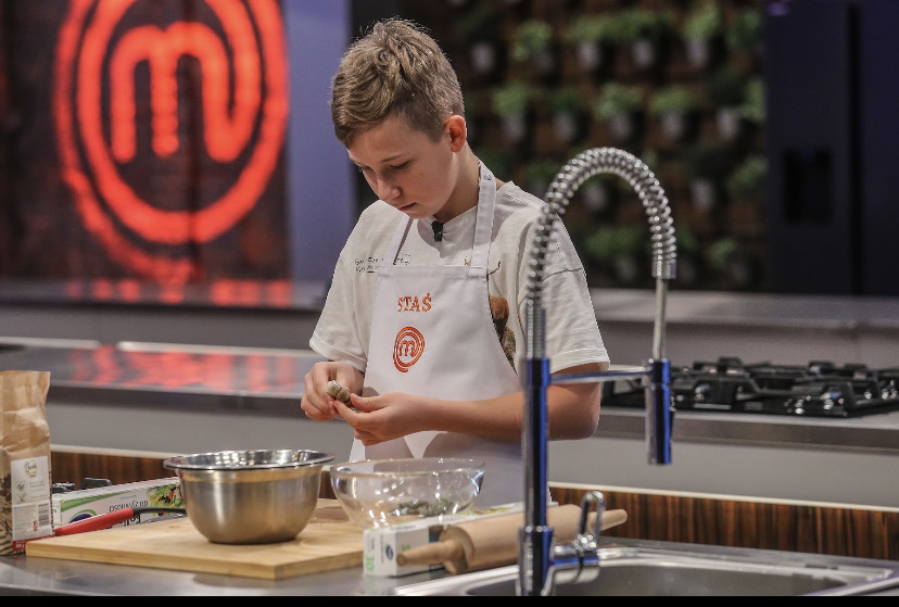 Młody mieszkaniec Pełczyc - Stanisław Zawłocki w MasterChef Junior