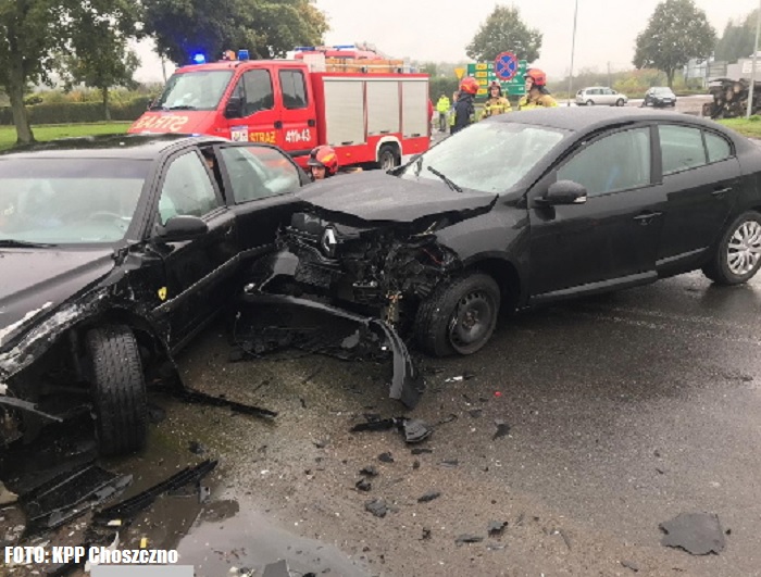 Wypadek w Choszcznie na ul. Wojska Polskiego | FOTO