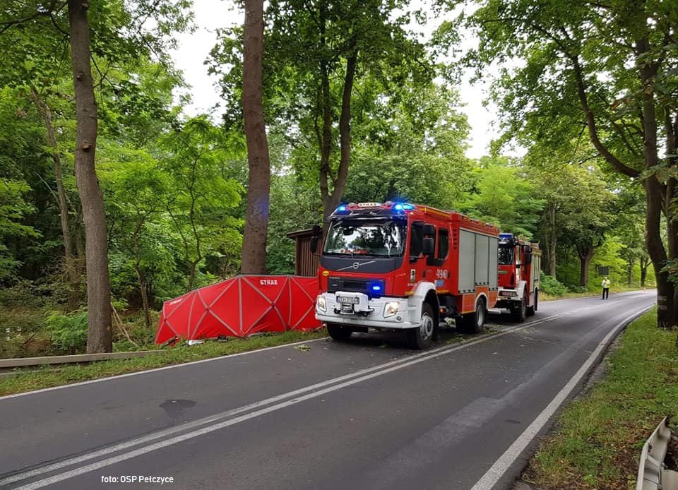 Tragiczny wypadek pomiędzy Barlinkiem a Pełczycami [FOTO]